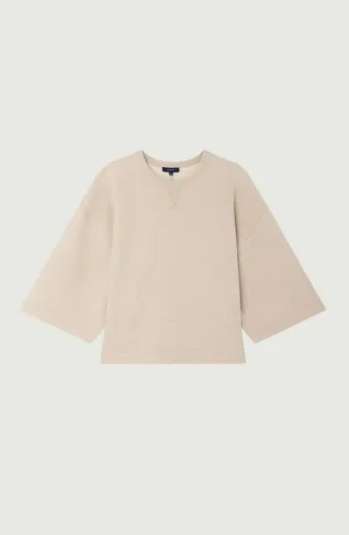 Soeur-Iksan-Sweatshirt-Beige-Chiné-Seul.webp