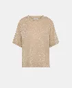 MOMONI T-Shirt Iora Jersey Lurex Beige.webp