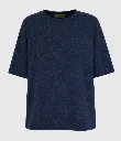 MOMONI T-Shirt Iora Jersey Lurex Bleu.webp