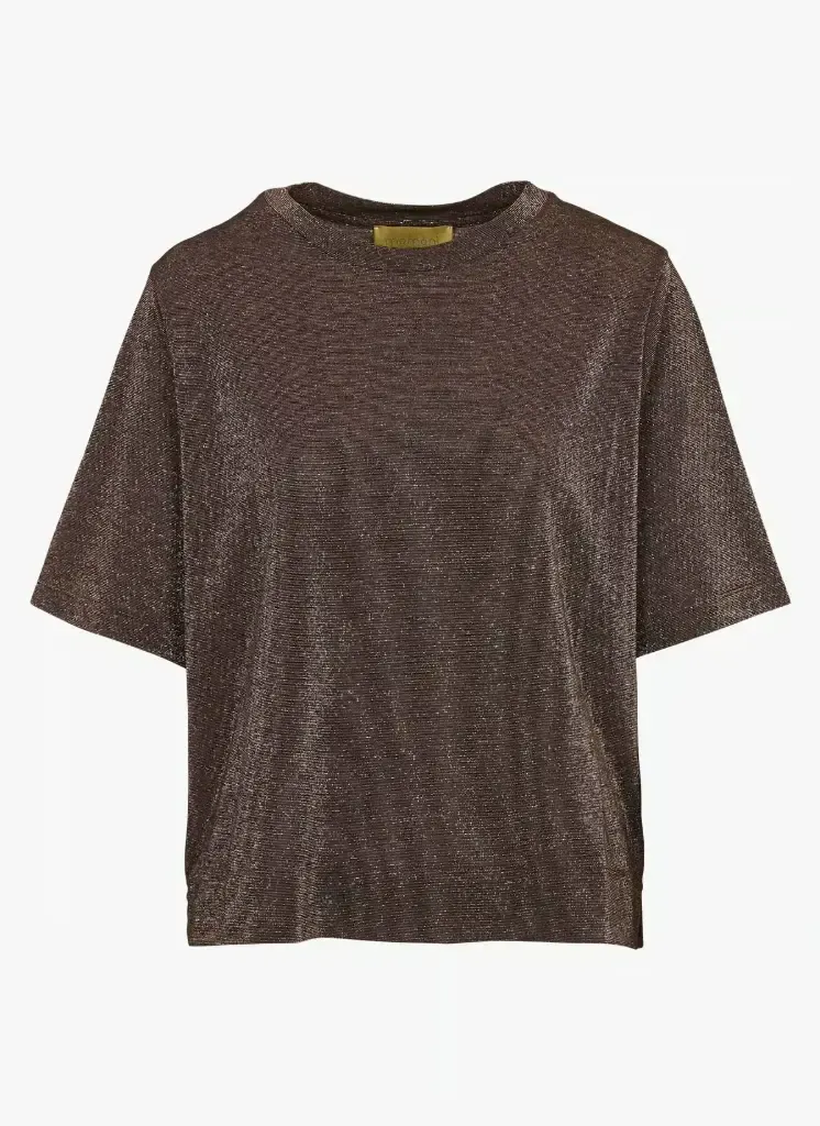 MOMONI T-Shirt Iora Jersey Lurex Rame.webp