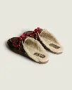 Posa-Mule Boat Loafer Fur Suede Dark Brown - arrière.webp
