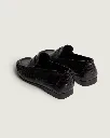 Posa -  Penny Loafer Wrinkle Croco  Burgundy Dos.webp