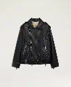 Momoni-Blouson Lond Coat en Cuir Noir seul.webp
