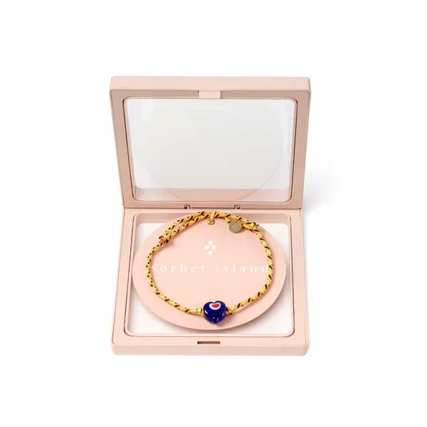 Sorbet-Island-Bracelt-Coeur-HEART GLASS BEAD BRACELET-Dark Blue-complet.webp