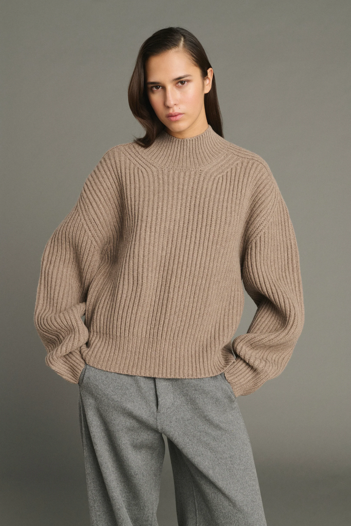 Sœur pull Flamand Beige