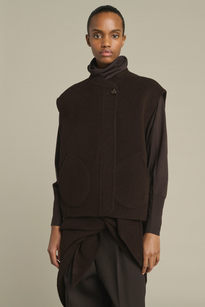 Sœur veste Adeline chocolat
