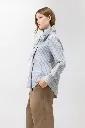 PSOPHIA Chemise Oxford rayée avec col officier en nœud.webp