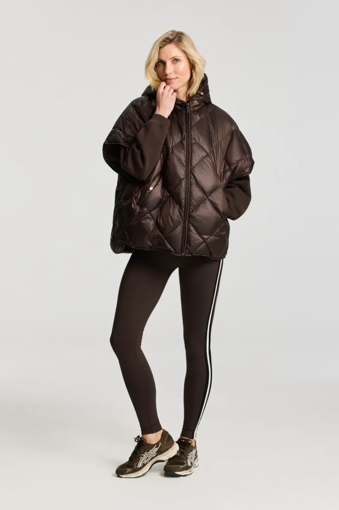 DEBLON - Blouson Cape Bowie Brun Crépuscule Taille Unique FW26.webp