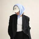 Bandana Light Blue Sky porté.webp