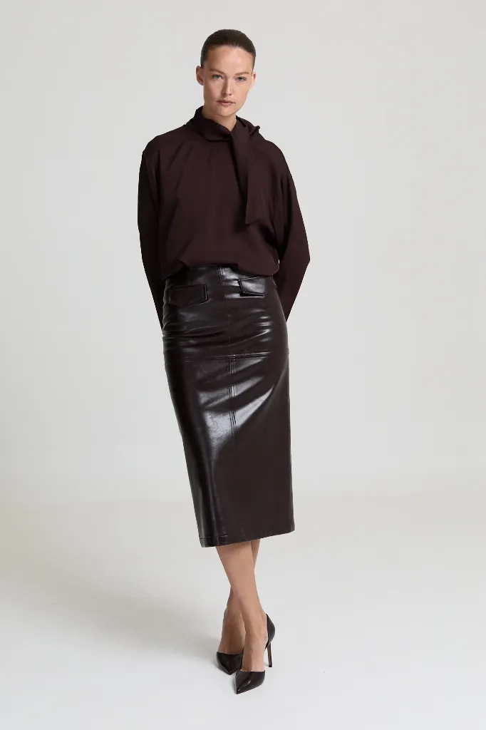 LIVTHELABEL-Jupe-Marcela-Cuir-Vegan-Brown.webp