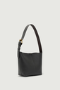 Sœur sac Saudade mini acier cuir grainé