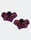 OLIVIA DAR Boucles d'Oreilles Peonie Small Purple.webp