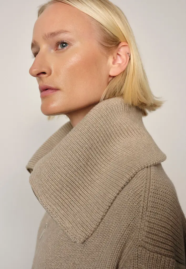 Adanne Knit Cardigan Croissant 4.webp