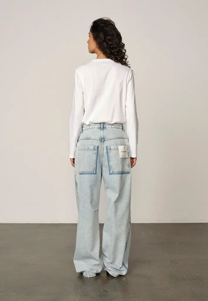 Esme Jeans Indigo Contrast Leg size 32 - Long 3.webp