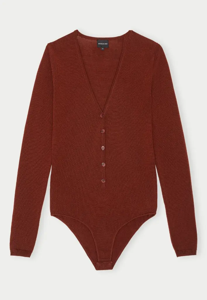 Gigi Knit Bodystocking Marron 3.webp