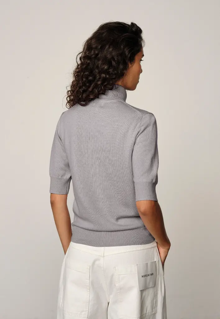 Perry Knit Blouse Light Grey 4.webp