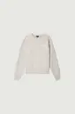 SOEUR Sweatshirt Donatien Brodé Poitrine Craie