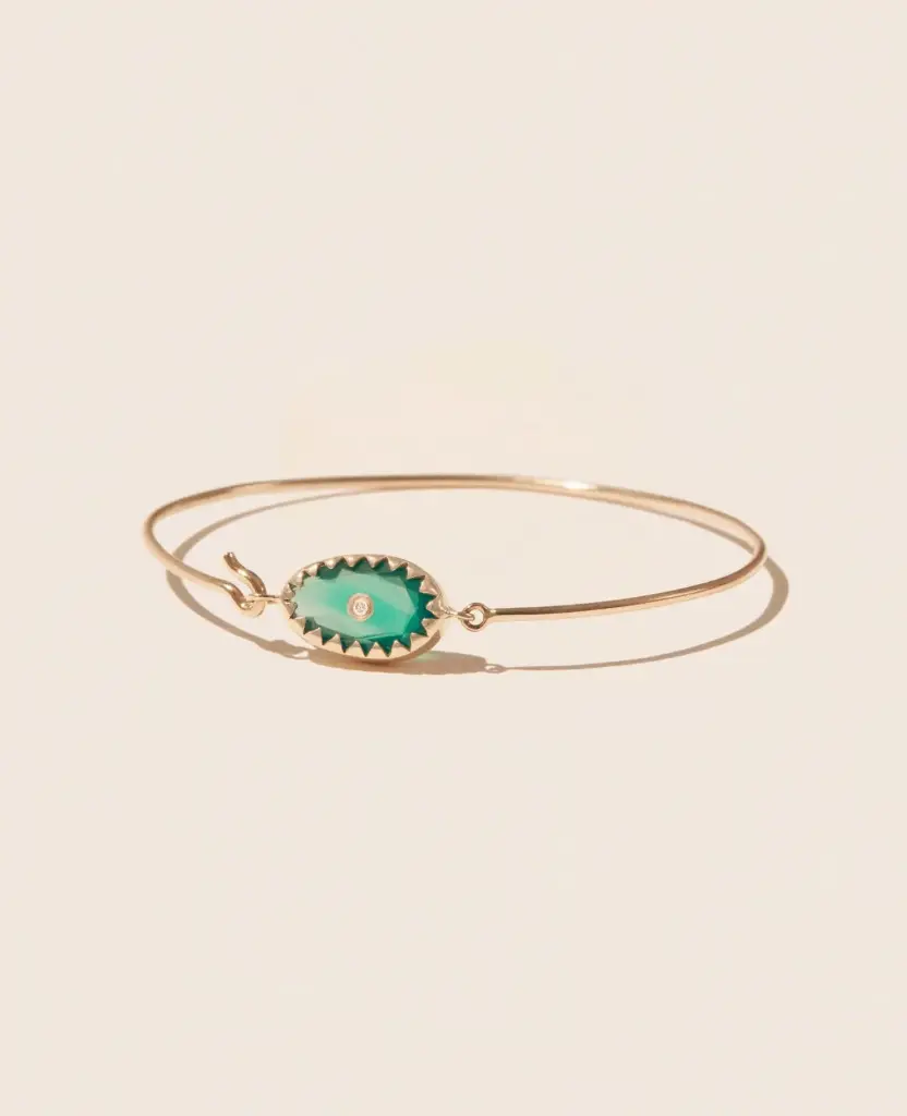 PASCALE MONVOISIN Bracelet Orso Onyx vert
