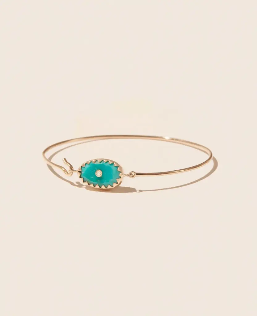PASCALE MONVOISIN Bracelet Orso Turquoise