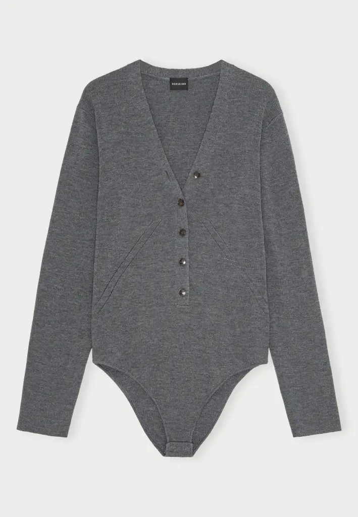 HERSKIND Body Anderson Fin Mérinos Grey M