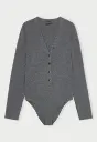 HERSKIND Body Anderson Fin Mérinos Grey M
