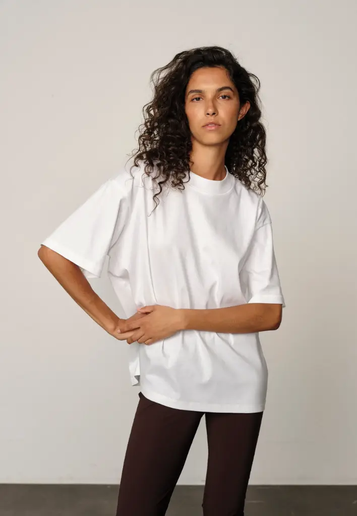 HERSKIND T-shirt Larsson Cotton Off White (M)