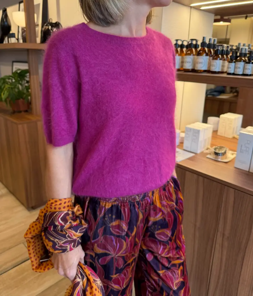 ABSOLUT CASHMERE Pull Amaya Magenta