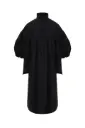 PSOPHIA Robe Noir Avant-Gardiste