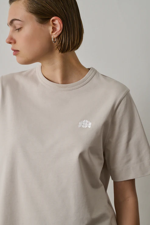 SOEUR T-Shirt Eileen Col Rond Coton Craie