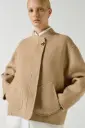 SOEUR Veste Windsor en Laine Beige Chiné