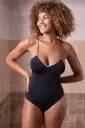 Lingerie LA NOUVELLE - Georgia Body Bretelles Intemporel Uni Noir/Or