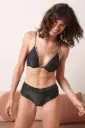 Lingerie La Nouvelle - Shorty Judith Noir Lurex