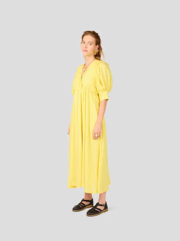 HEIMSTONE - Robe Jim Rayures Limoncello Taille 40
