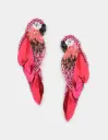 OLIVIA DAR - Ara Boucles d'Oreilles Fuchsia 