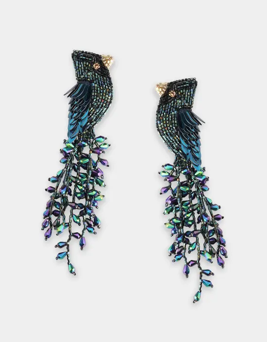 OLIVIA DAR - Cardinal Boucles d'Oreilles Teal