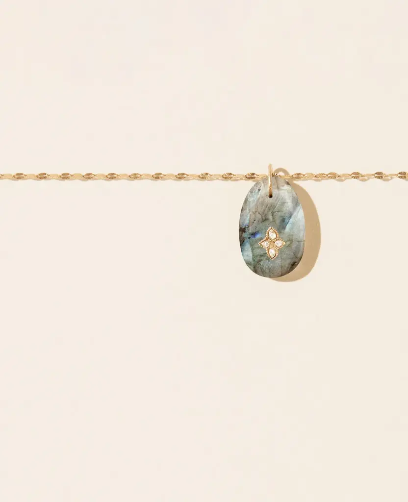 PASCALE MONVOISIN Collier Gaia n°1 Labradorite