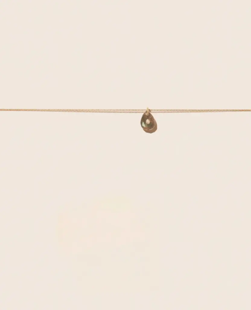 [Bijoux] PASCALE MONVOISIN Collier Court Orso Labradorite        