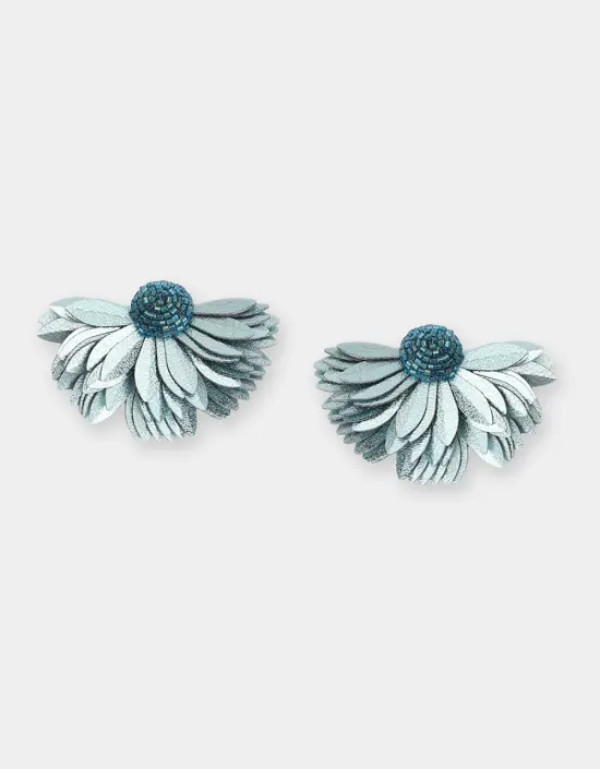 [Bijoux] OLIVIA DAR Boucles d'Oreilles Marigold Denim