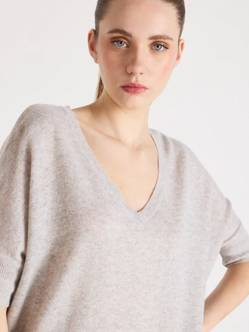 ABSOLUT CASHMERE. Kate Gris Chiné Clair