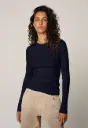HERSKIND Blouse Mérinos Camb Navy