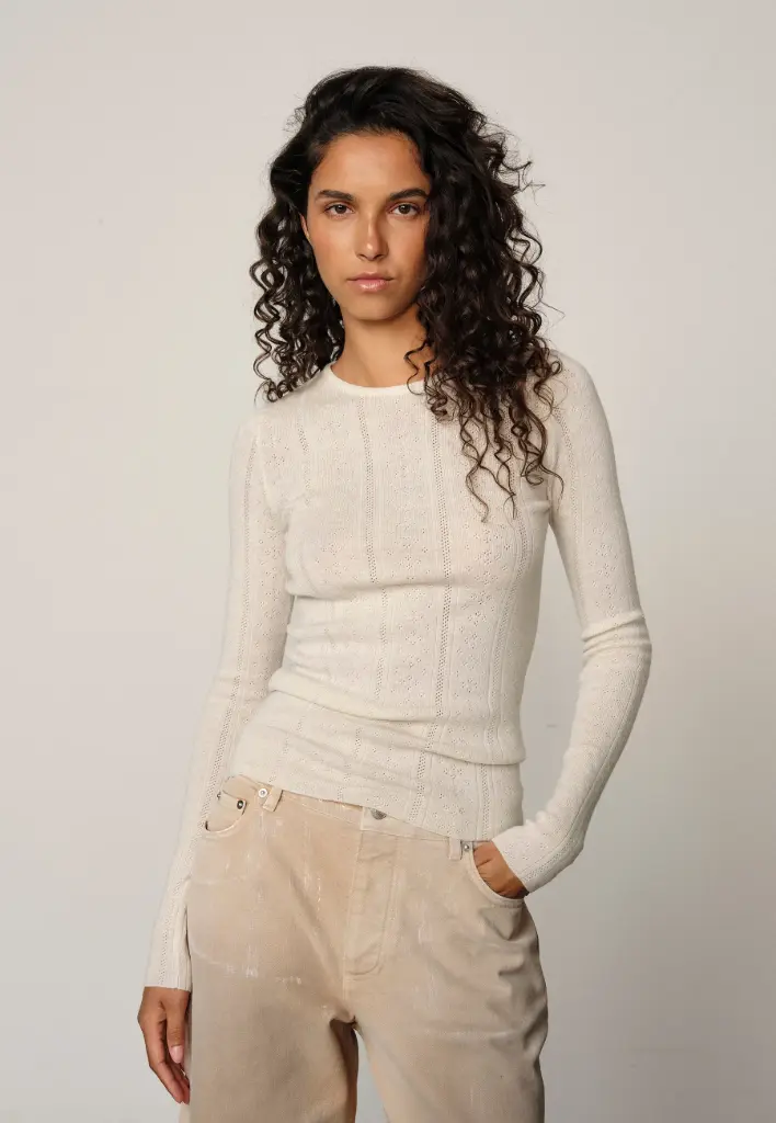 HERSKIND Blouse Mérinos Camb Off White (M)