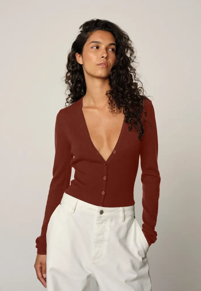 HERSKIND Body Fin Mérinos GiGi Marron