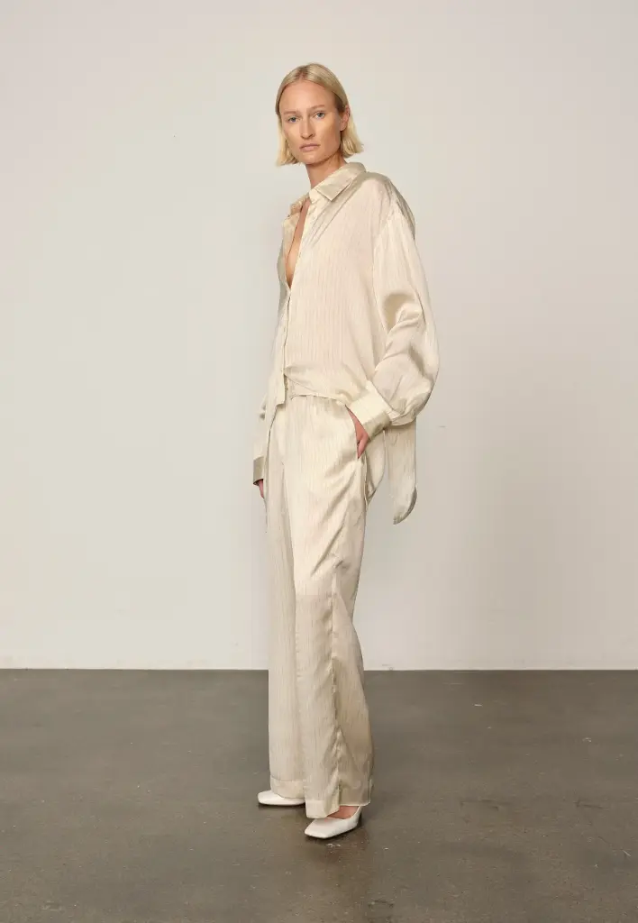 HERSKIND Pantalon Sander Crème (38)