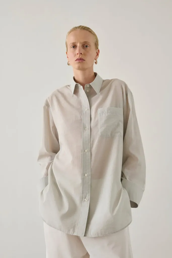 SOEUR Chemise Francesca Gris Clair (38)