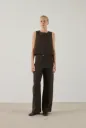 SOEUR Pantalon Harry Chocolat Taille 36