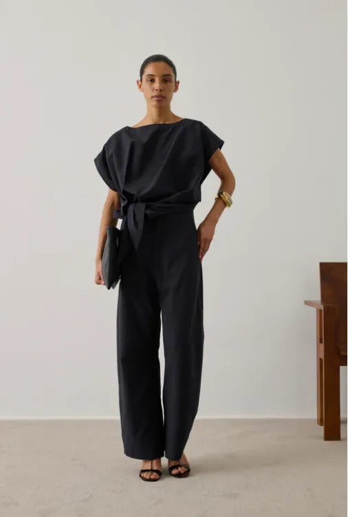 SOEUR Pantalon Hawk Bleu Nuit