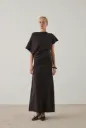SOEUR Robe Divine Asymétrique Charbon