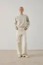 SOEUR Sweat Artemis Gris Clair Chiné