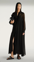 MOMONI Robe Longue Russell Noire