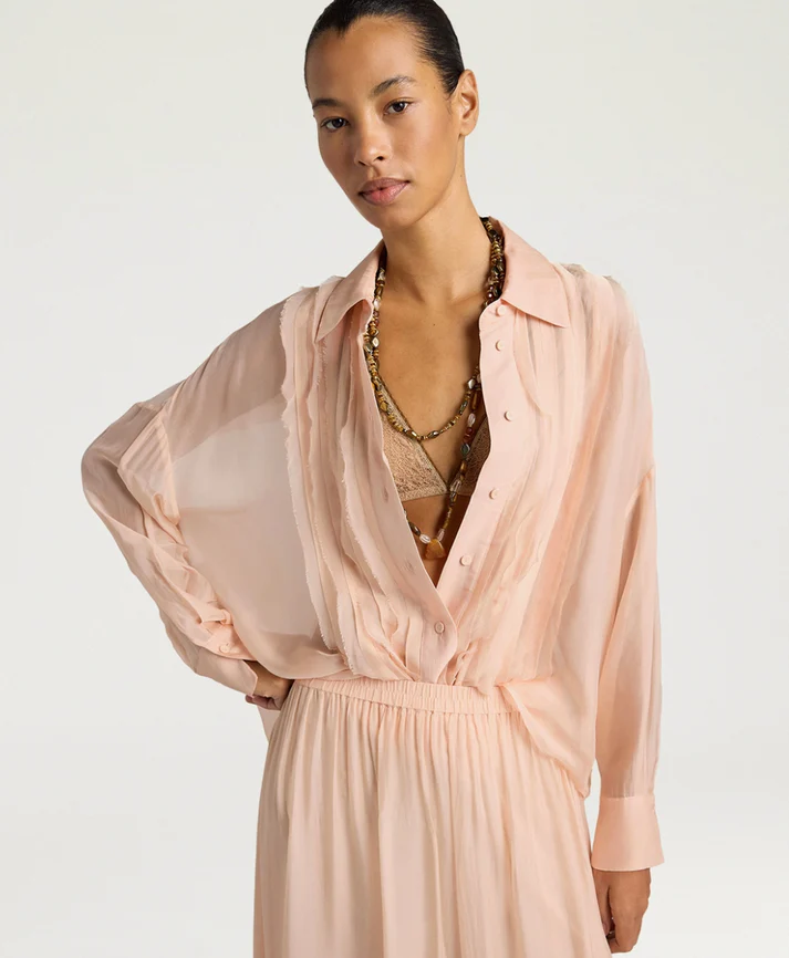 MOMONI Chemise Lucia Poudré (38)